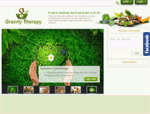 Tablet Screenshot of grannytherapy.com